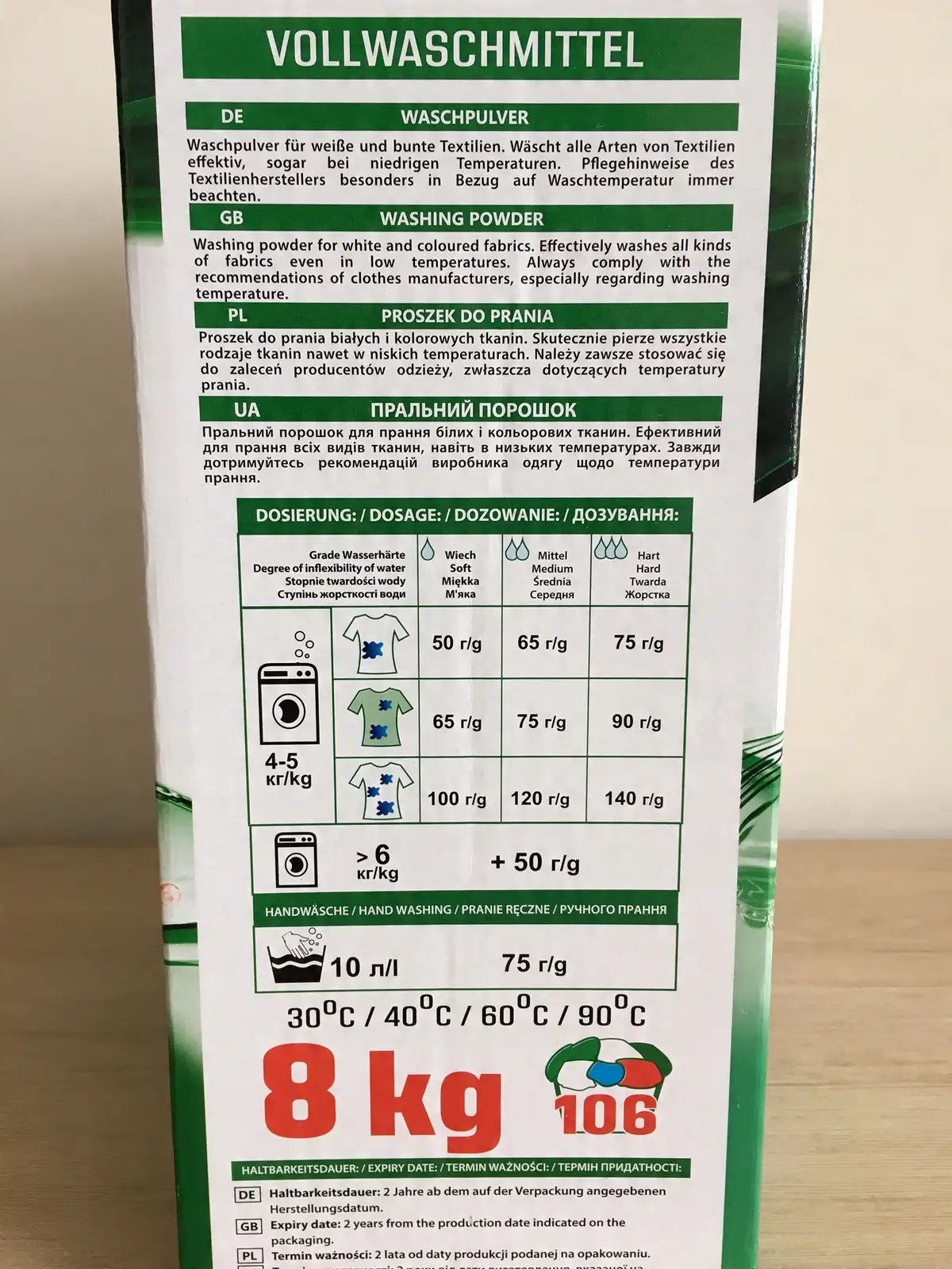 Proszek do prania uniwersalne Original 8 kg — 10