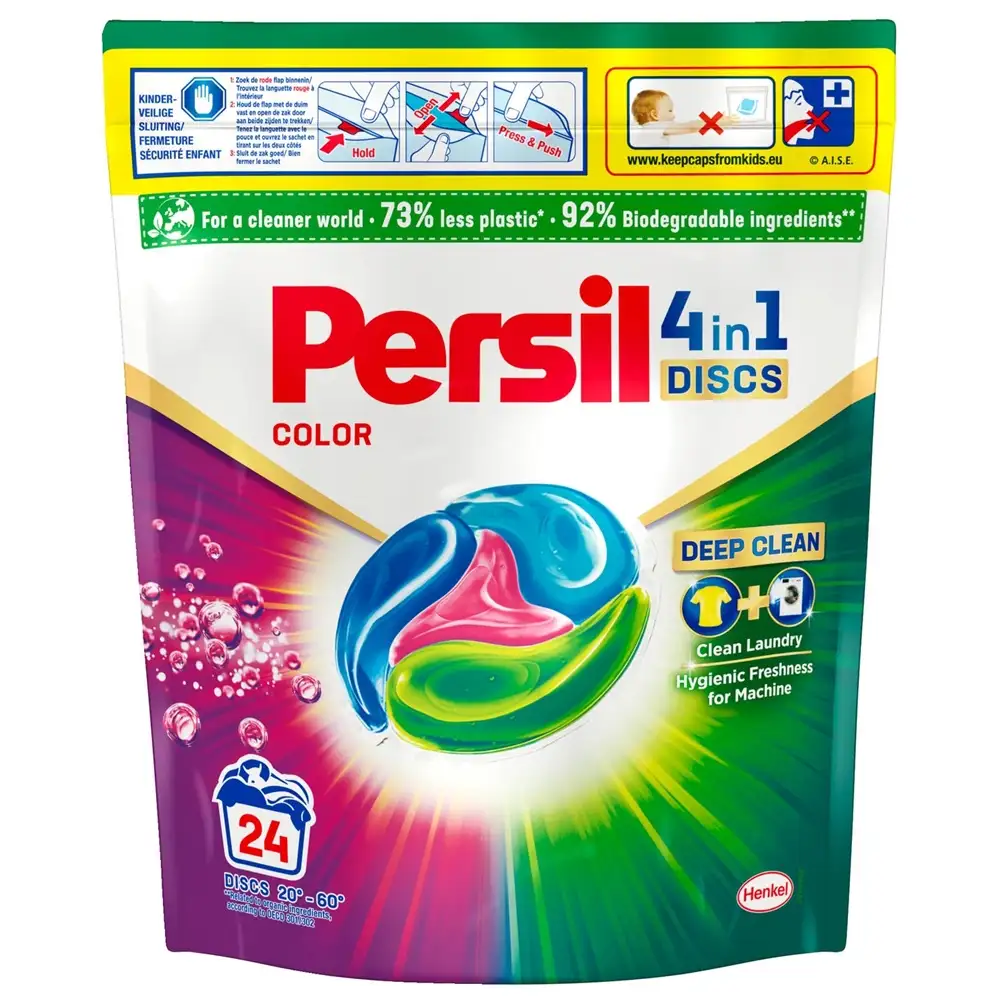 Kapsułki do prania kolorowego Persil 4w1 24 sztuki — 5