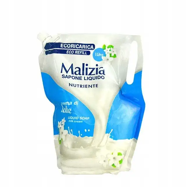Malizia Crema di Latte 1000ml mydło z płynie zapas — 11