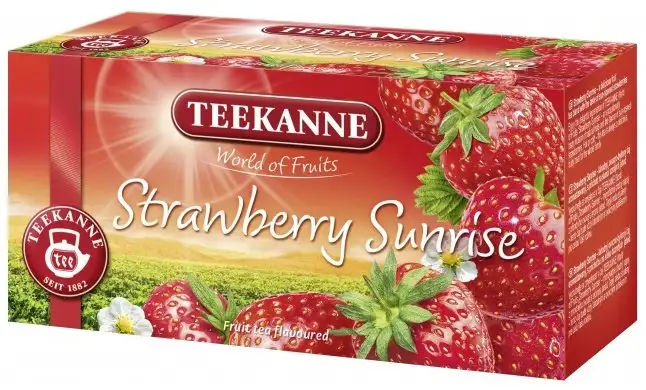 Teekanne World of Fruits Strawberry Aromatyzowana mieszanka herbatek — 6