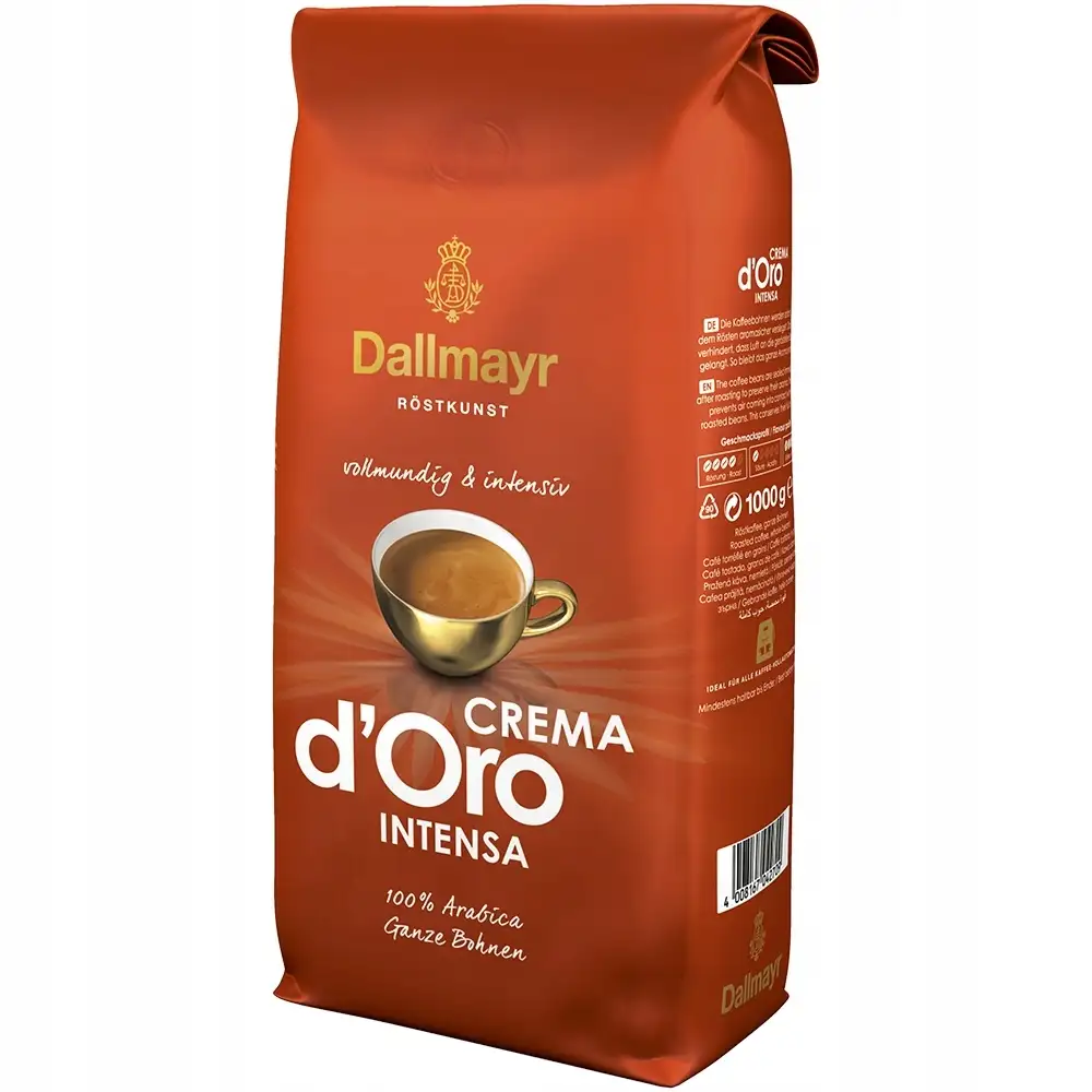 Kawa ziarnista Arabica Dallmayr Crema d'Oro Intensa 1000 g — 7