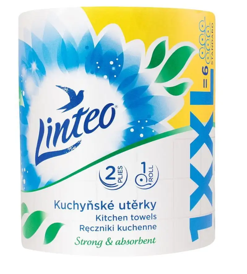 Ręcznik Papierowy Papier LINTEO CLASSIC BIAŁY 60M 300 LISTKÓW DWUWARSTWOWY — 17