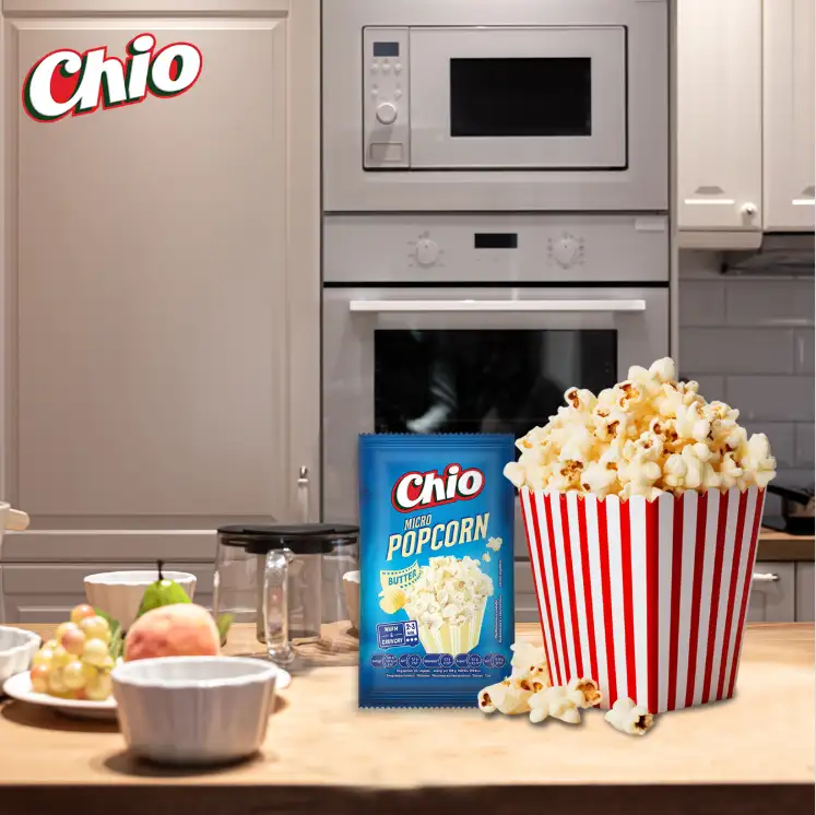 Chio Popcorn do Kuchenki Mikrofalowej Słony 100 g — 2