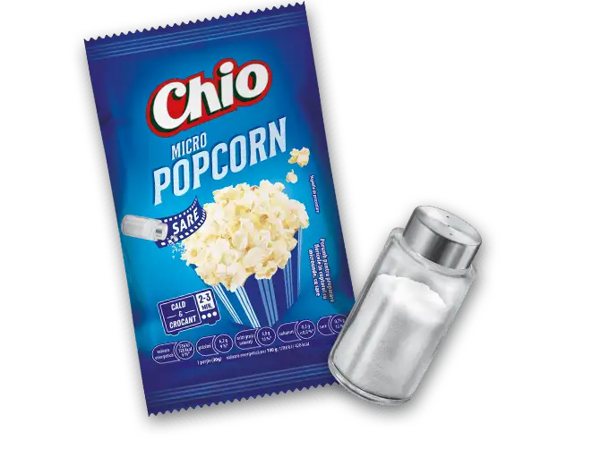 Chio Popcorn do Kuchenki Mikrofalowej Słony 100 g — 3