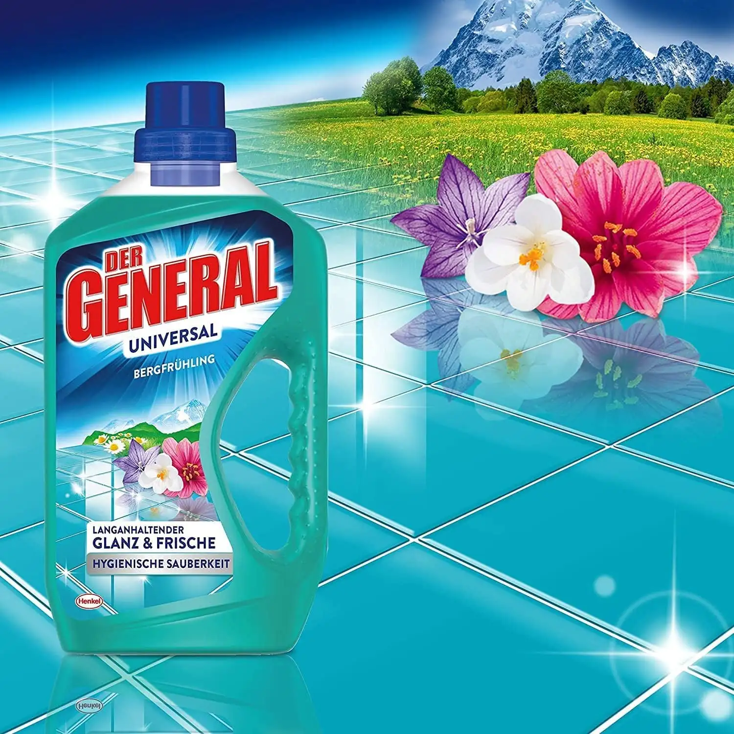 Der General Bergfrühling Uniwersalny Środek Czyszczący 750 ml — 2