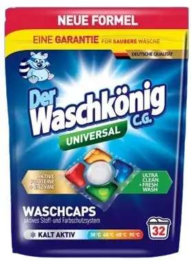 Der Waschkonig Universal Kapsułki do Prania 32 szt.