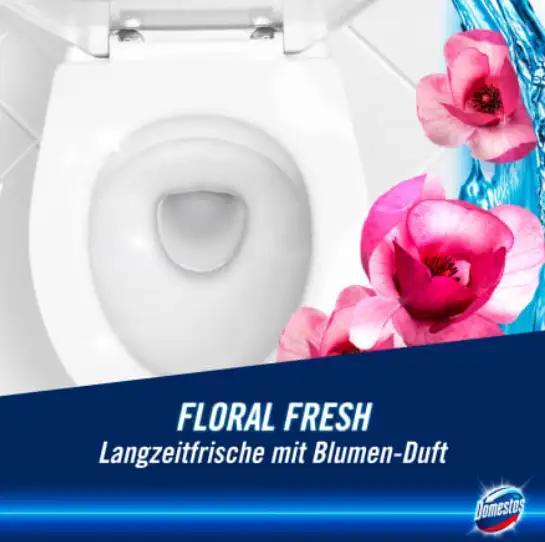 Domestos Kraft & Frische Floral Fresh Żel WC 750 ml — 2
