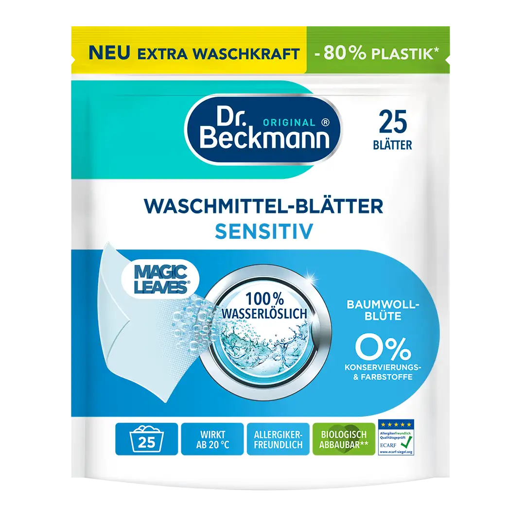 Dr. Beckmann Listki do Prania Sensitiv 25 szt.