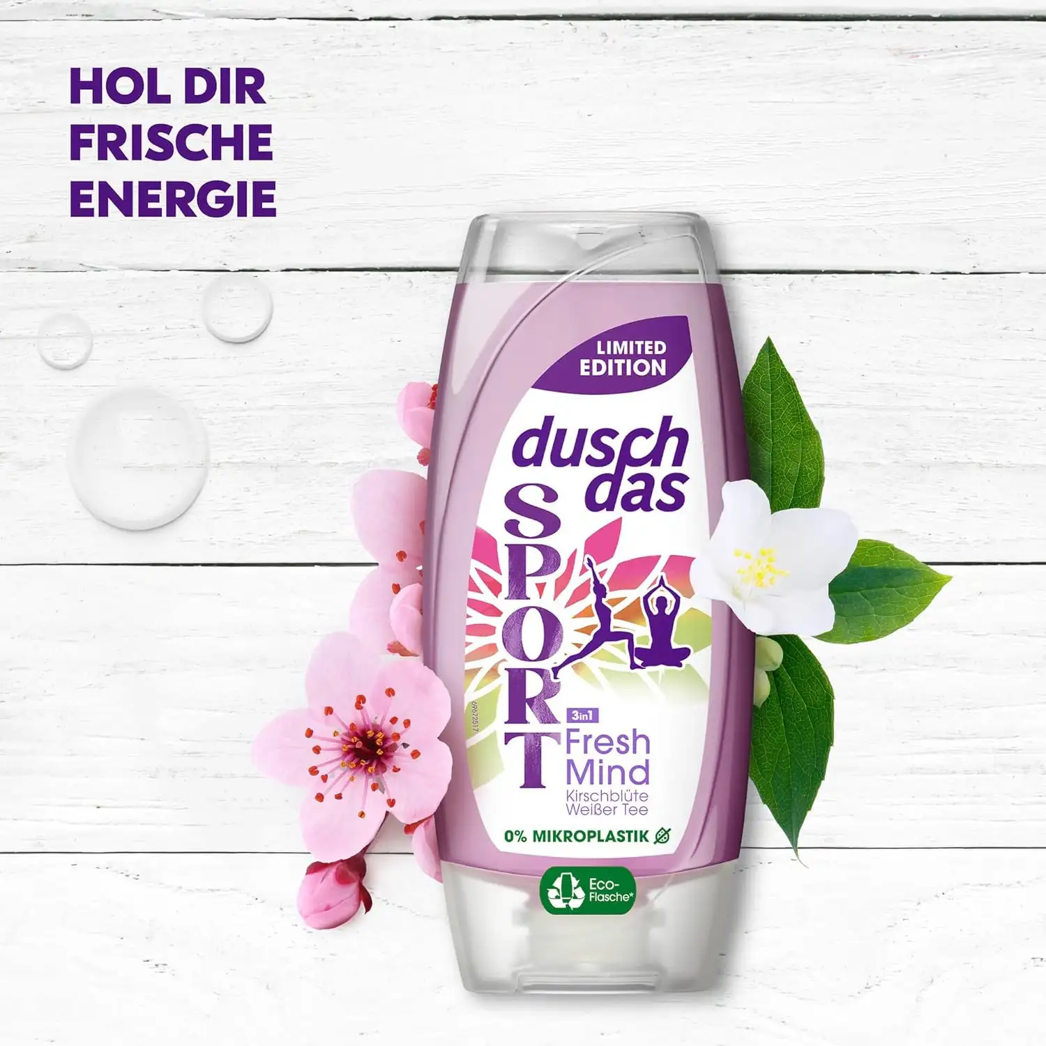Duschdas Sport Fresh Mind 3 w 1 Żel pod Prysznic 225 ml — 3