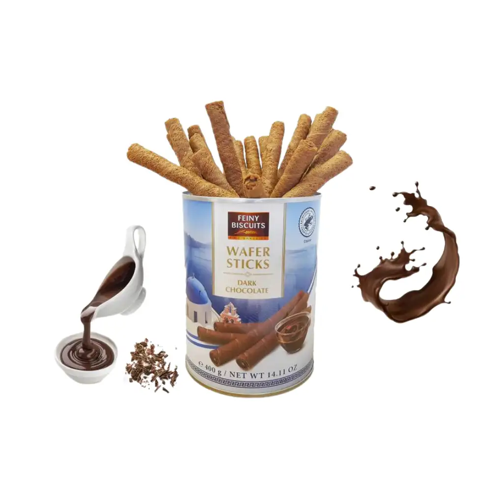 Feine Biscuits Rurki Waflowe z Gorzką Czekoladą 400 g — 2