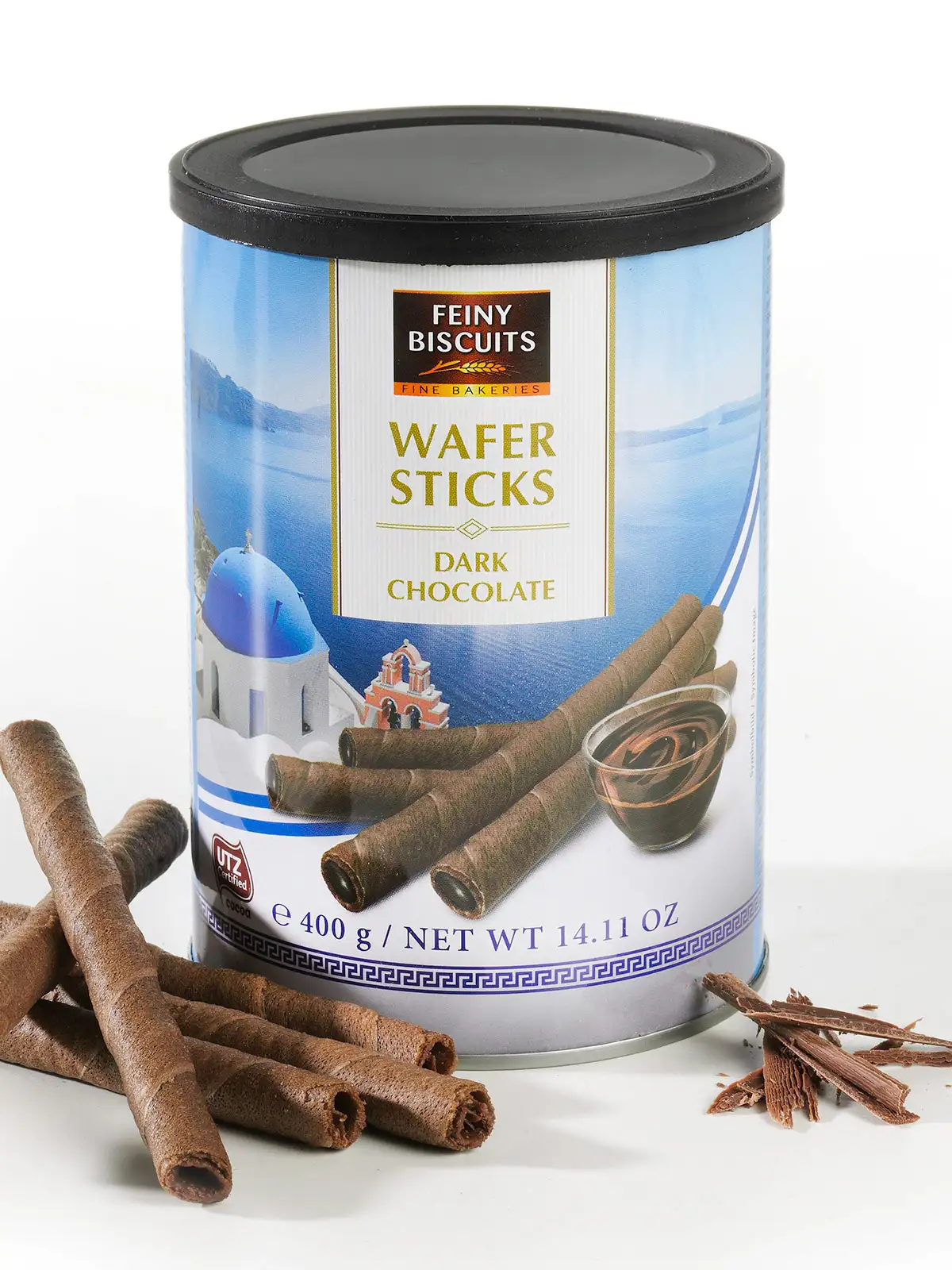 Feine Biscuits Rurki Waflowe z Gorzką Czekoladą 400 g — 3