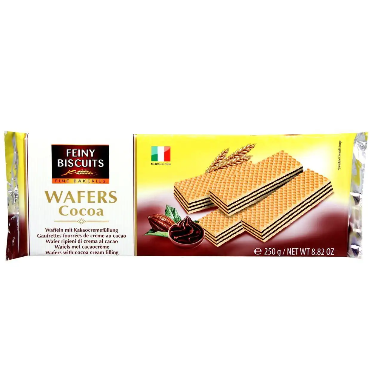 Feiny Biscuits Wafle Czekoladowe 250 g