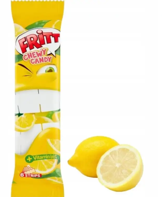 Fritt Lemon Rozpuszczalna Guma do Żucia 70 g — 2