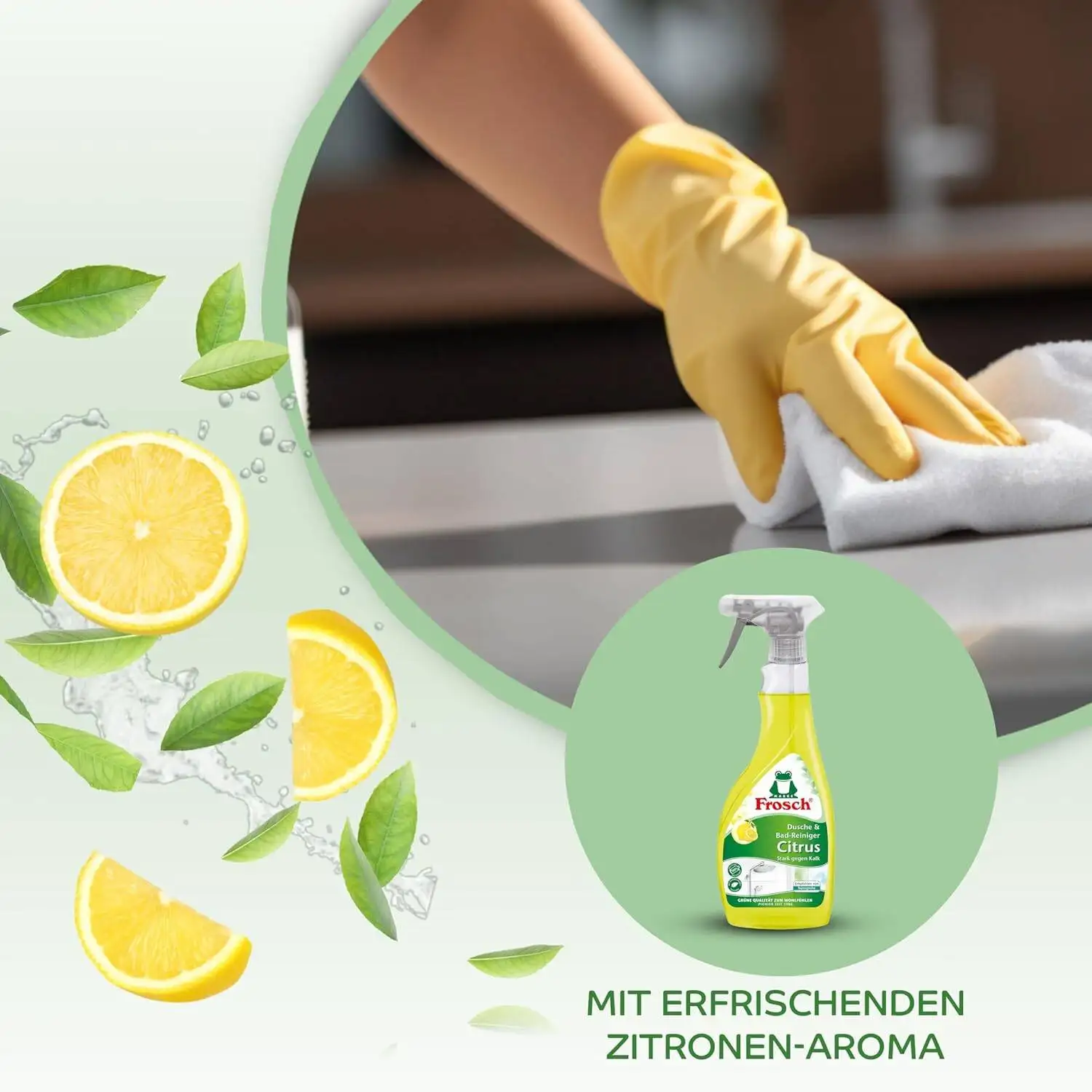 Frosch Citrus Dusche & Bad Spray do Łazienki 500 ml DE — 2