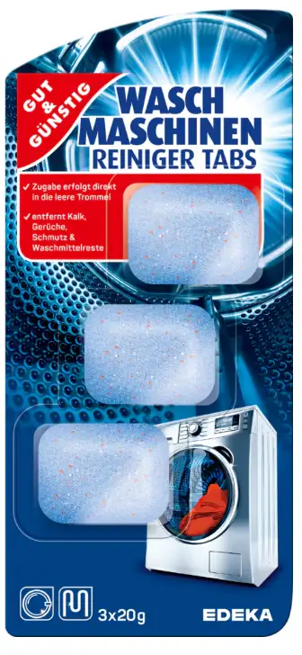 G&G Tabletki do Czyszczenia Pralki 3 x 20 g