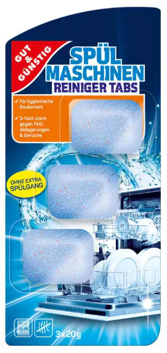 G&G Tabletki do Czyszczenia Zmywarki 3 x 20 g
