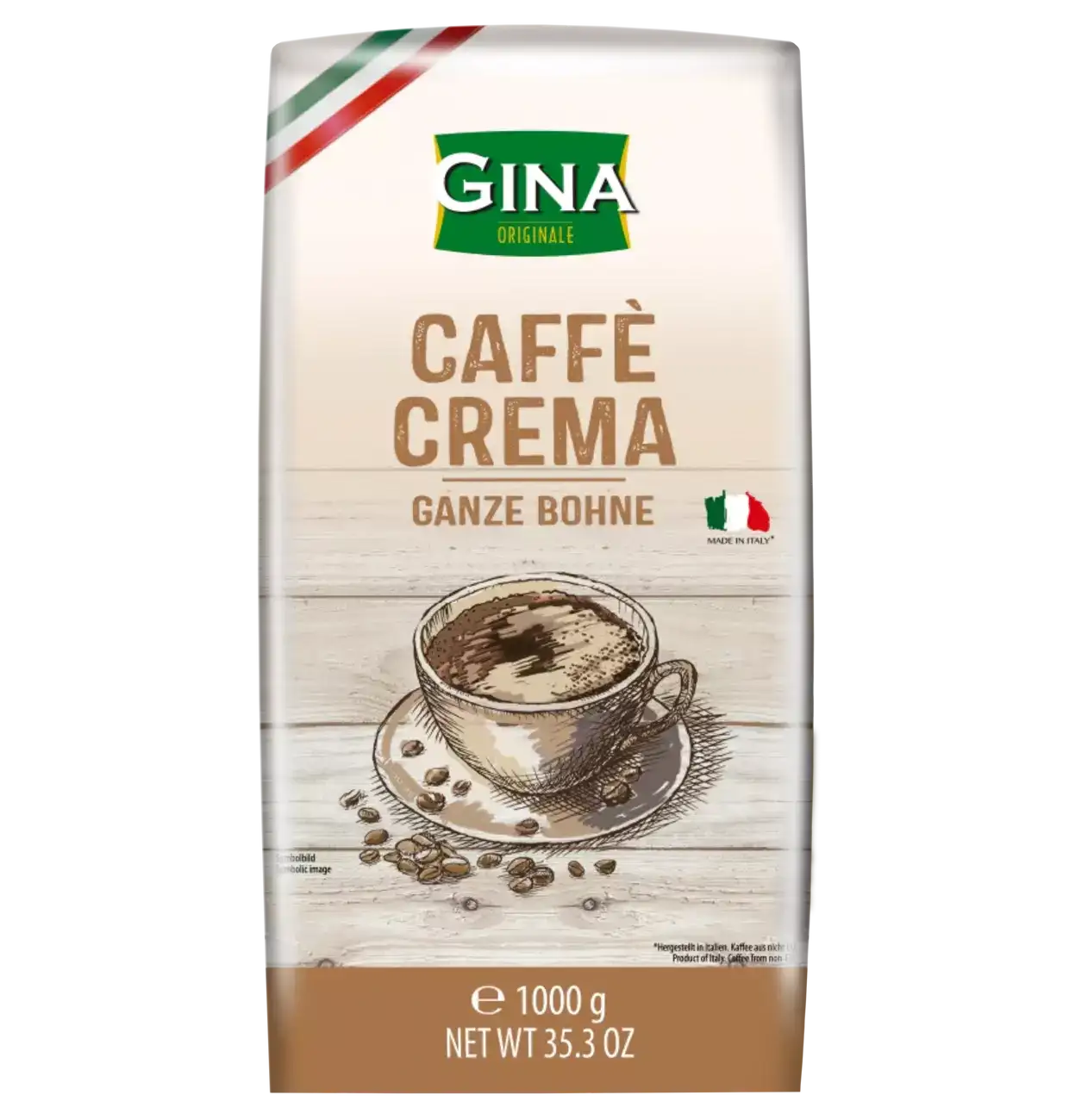 Gina Caffe Crema Kawa Ziarnista 1 kg