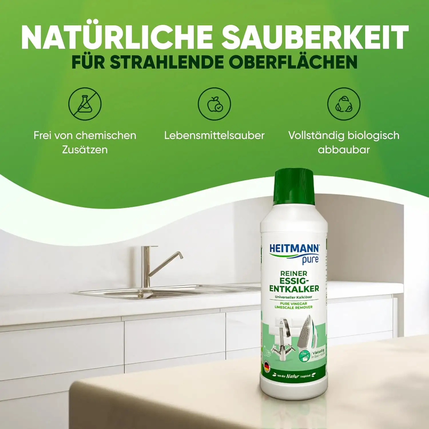 Heitmann Odkamieniacz Octowy 500 ml — 2