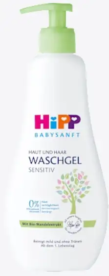 Hipp Babysanft Sensitiv Żel i Szampon do Mycia Niemowląt 400 ml