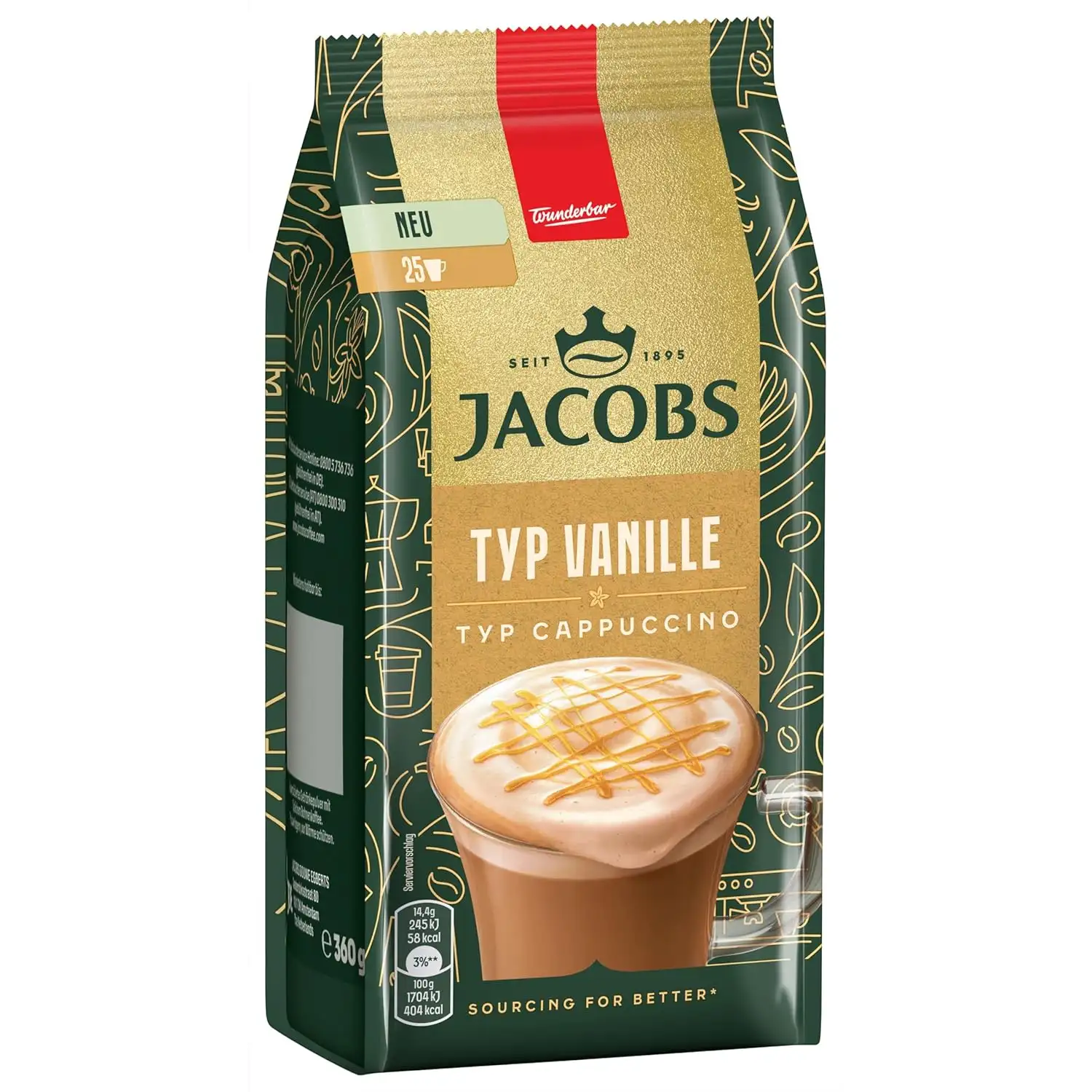 Jacobs Cappuccino Vanille 400 g — 2