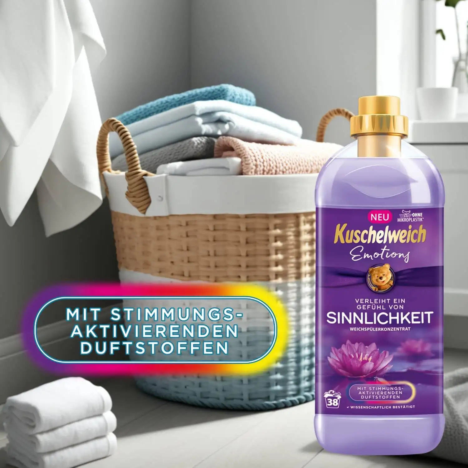 Kuschelweich Emotions Sinnlichkeit Płyn do Płukania 1 l DE — 2