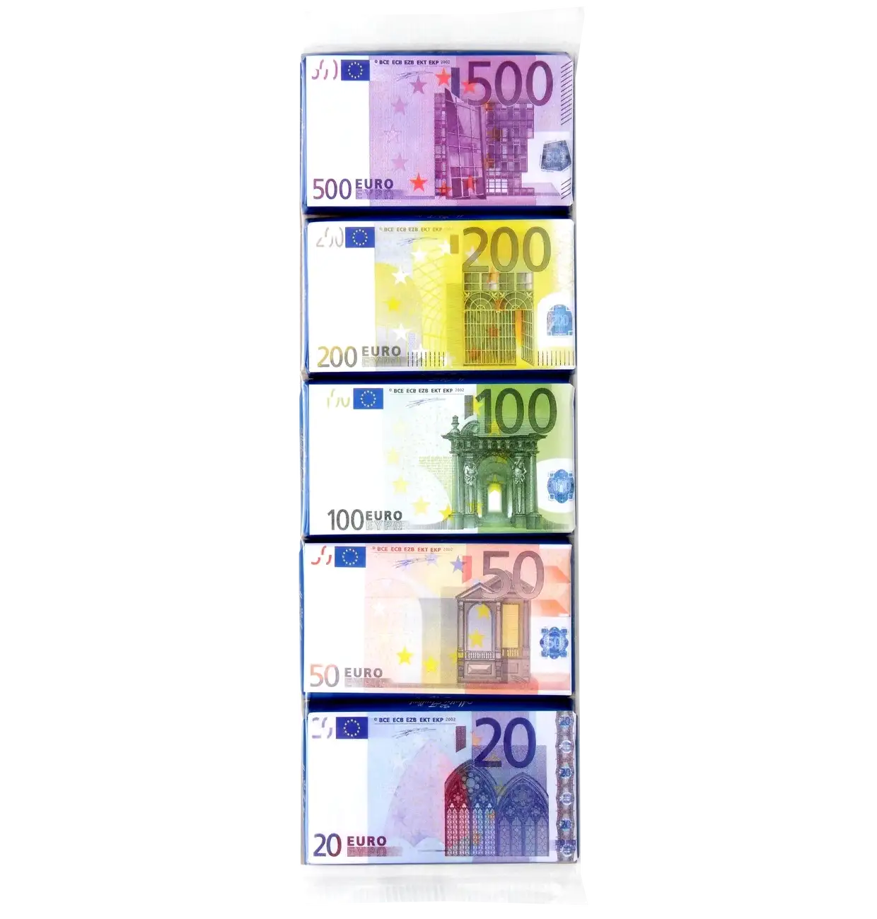MaitreTruffout Banknoty EURO Czekolada Mleczna 5x15g