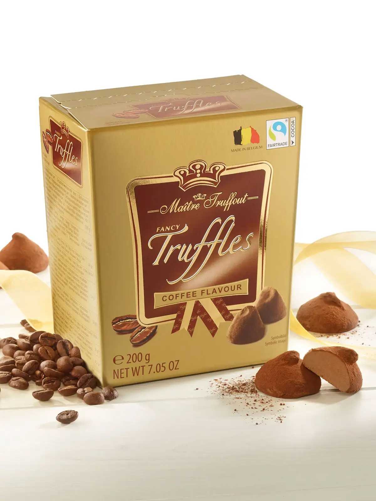 MaitreTruffout Belgijskie Trufle Kawowe 200 g — 2