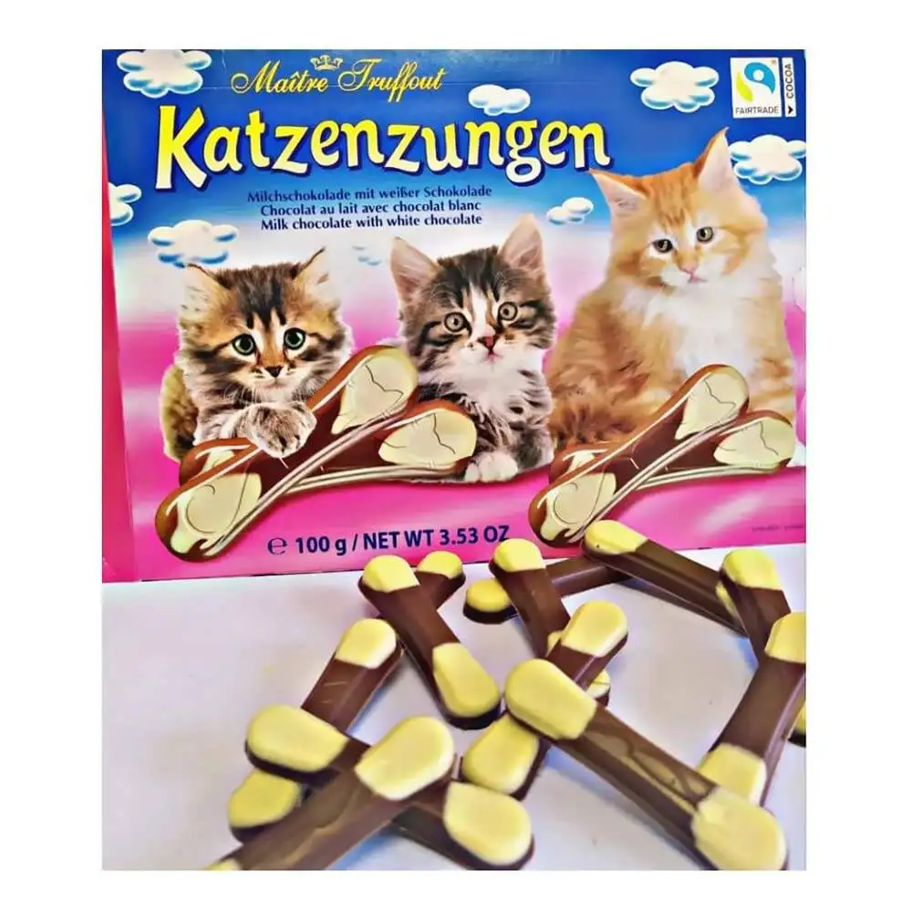 MaitreTruffout Kocie Języczki Mleczno-Białe 100 g — 2