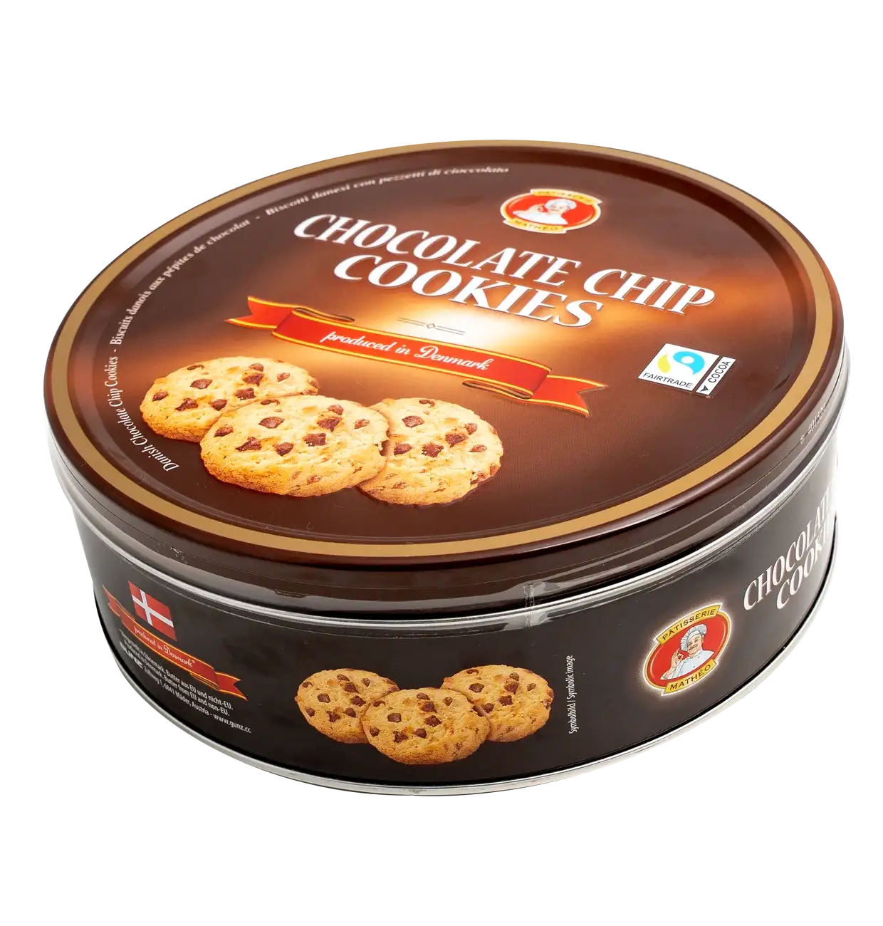 Matheo Ciastka w Puszce Czekoladowe 454 g