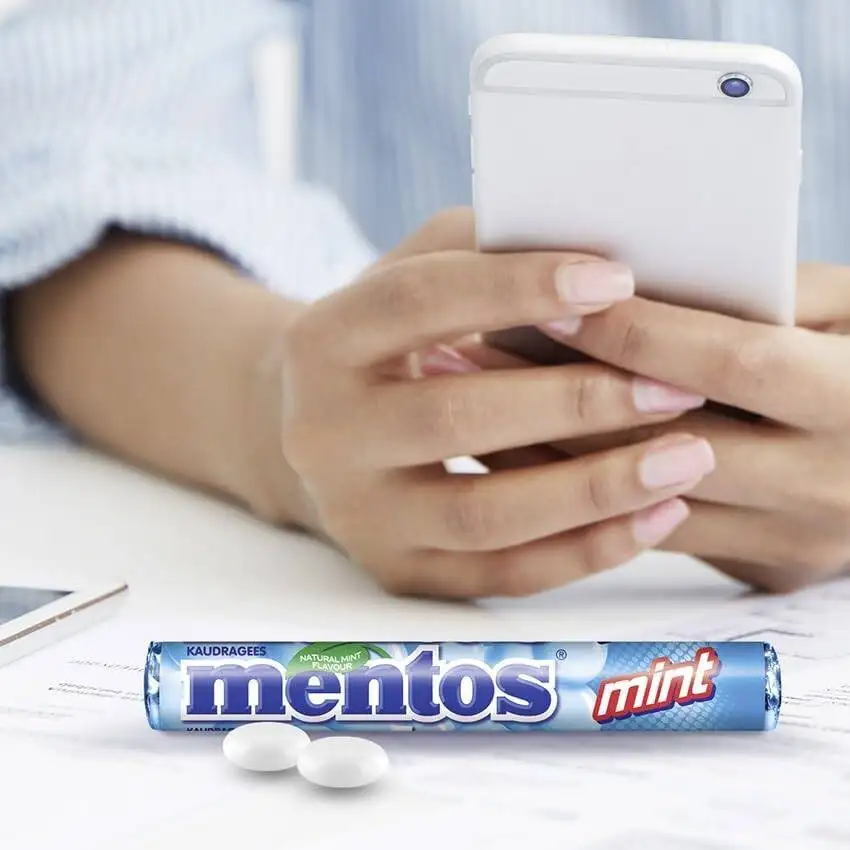 Mentos Minze Kaubonbon 3x38 g — 2