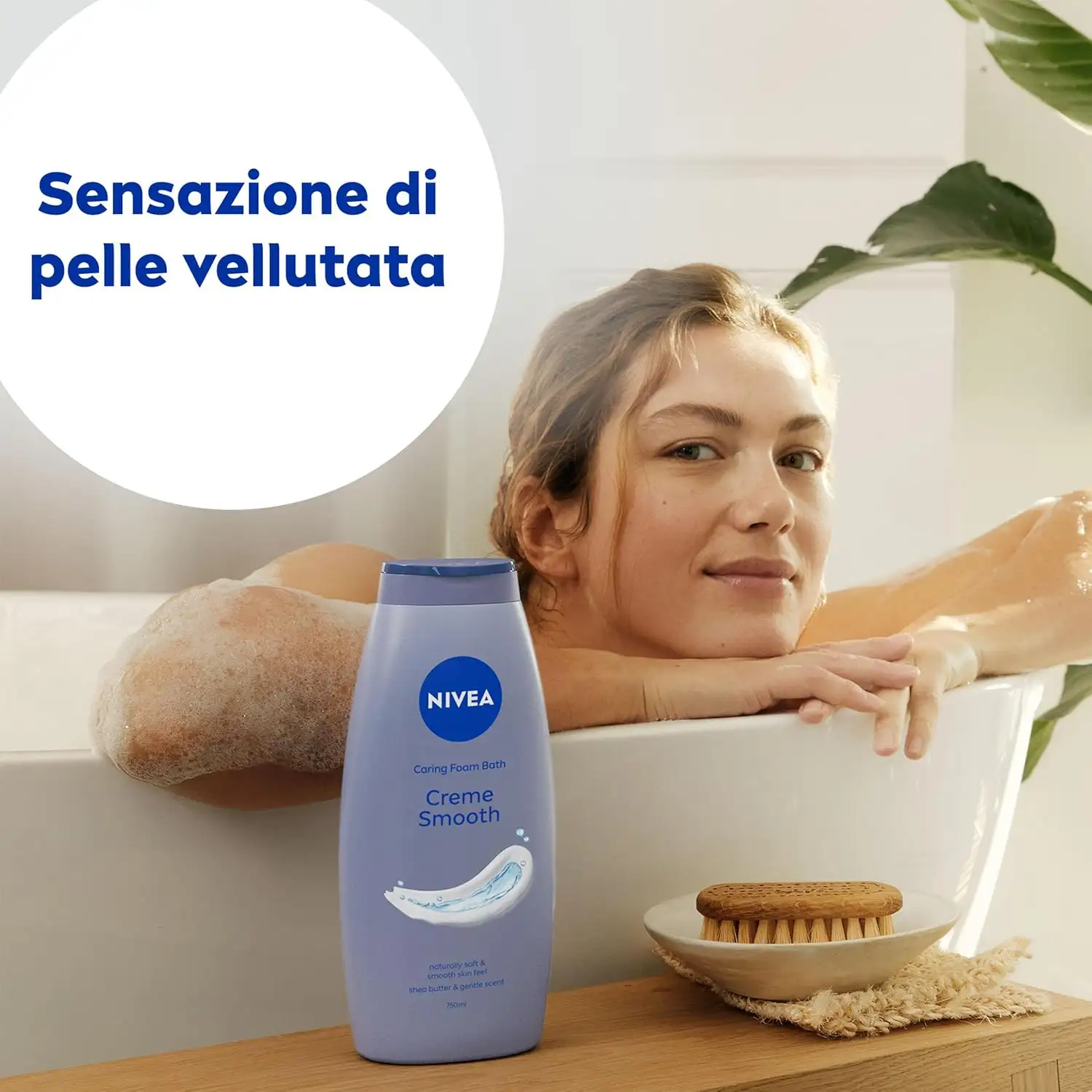 Nivea Creme Smooth Płyn do Kąpieli 750 ml — 3