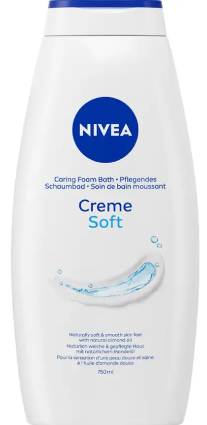 Nivea Creme Soft Płyn do Kąpieli 750 ml