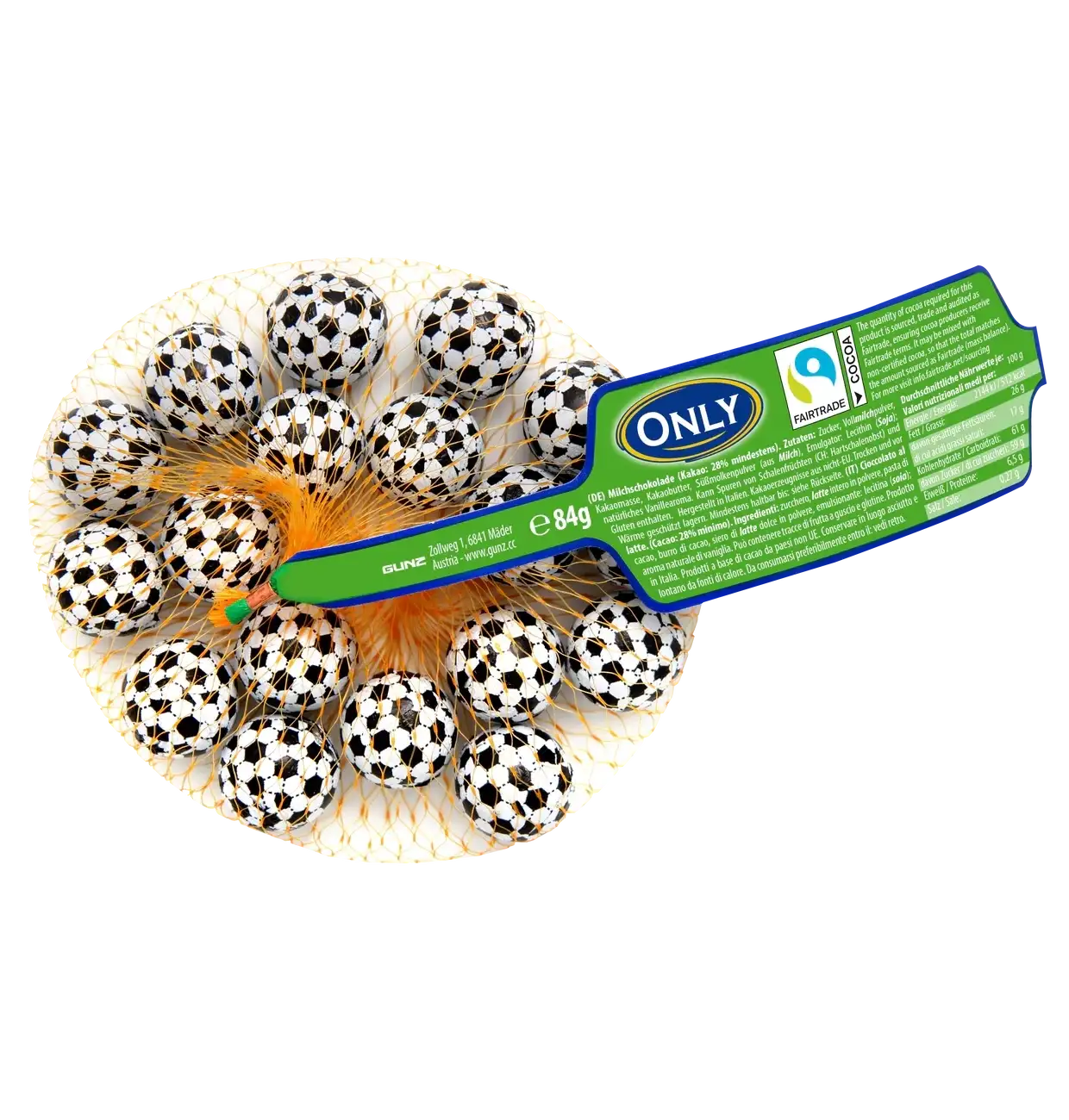 Only Soccerballs Czekolada Mleczna 84 g