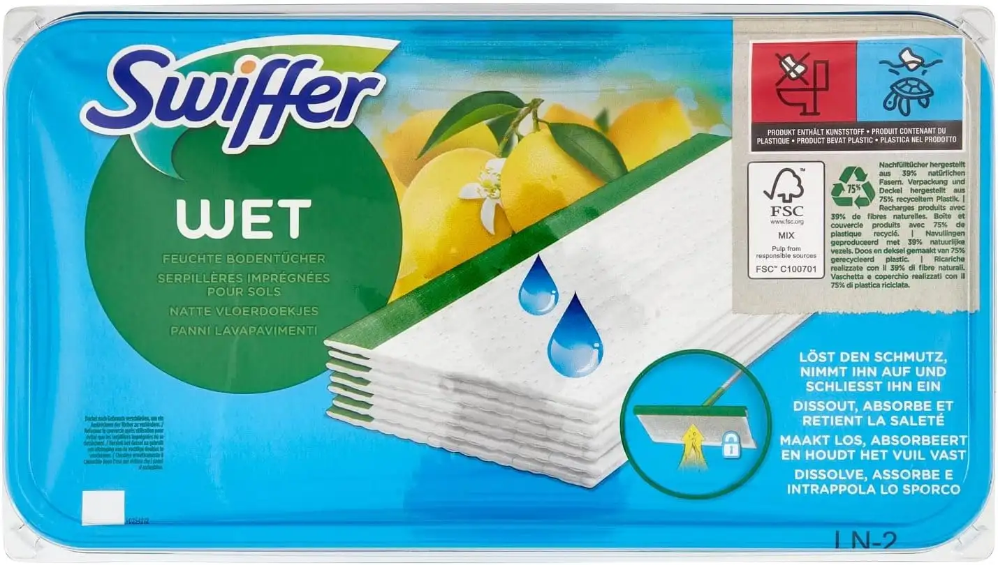 Swiffer Wkłady do Mopa Lemon 24 szt. — 2