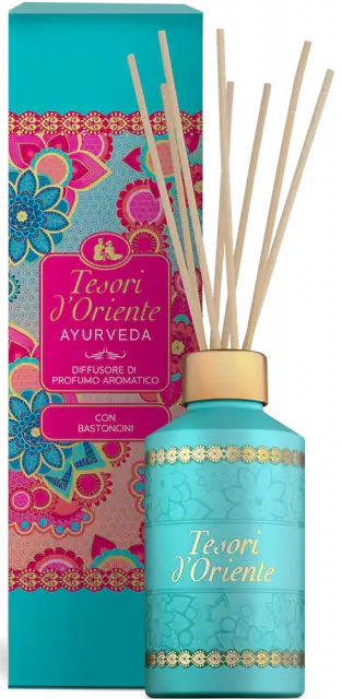 Tesori d'Oriente Ayurveda Dyfuzor Aromatyczny z Patyczkami 200 ml