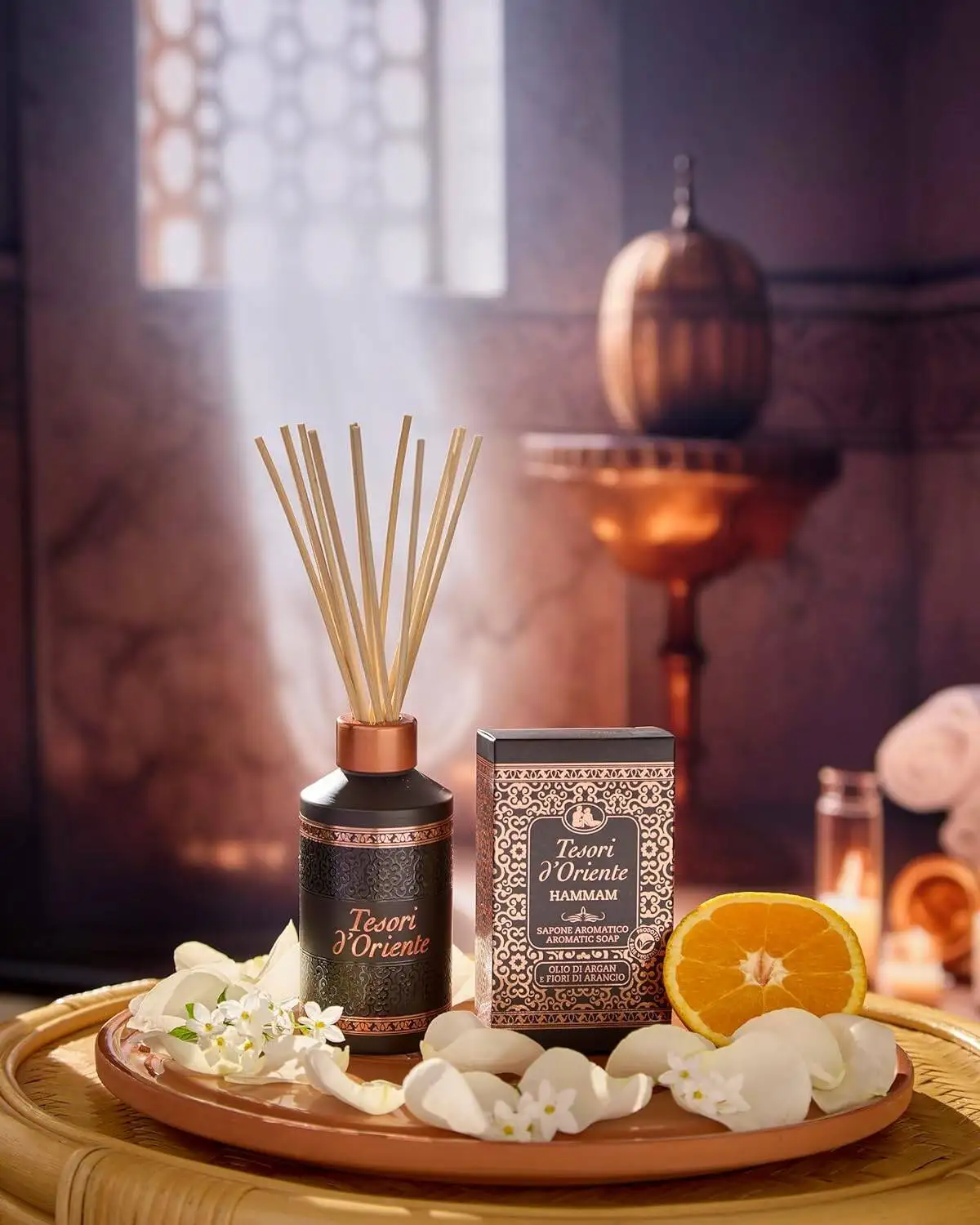 Tesori d'Oriente Hammam Dyfuzor Aromatyczny z Patyczkami 200 ml — 2
