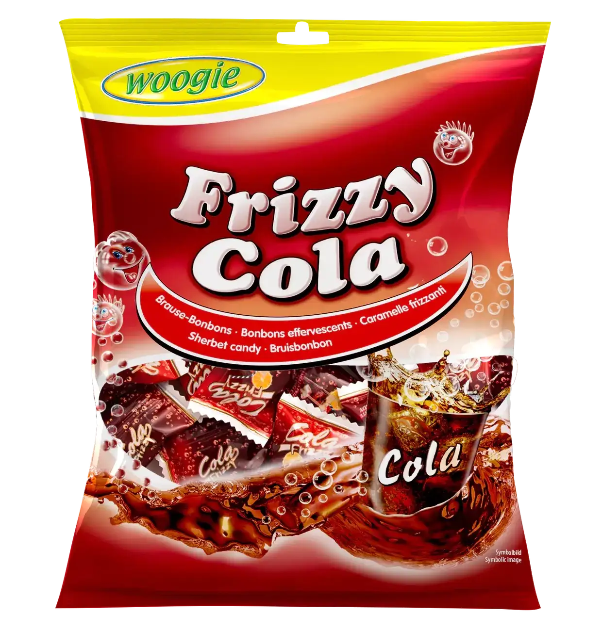 Woogie Frizzy Cola Cukierki Musujące 170 g