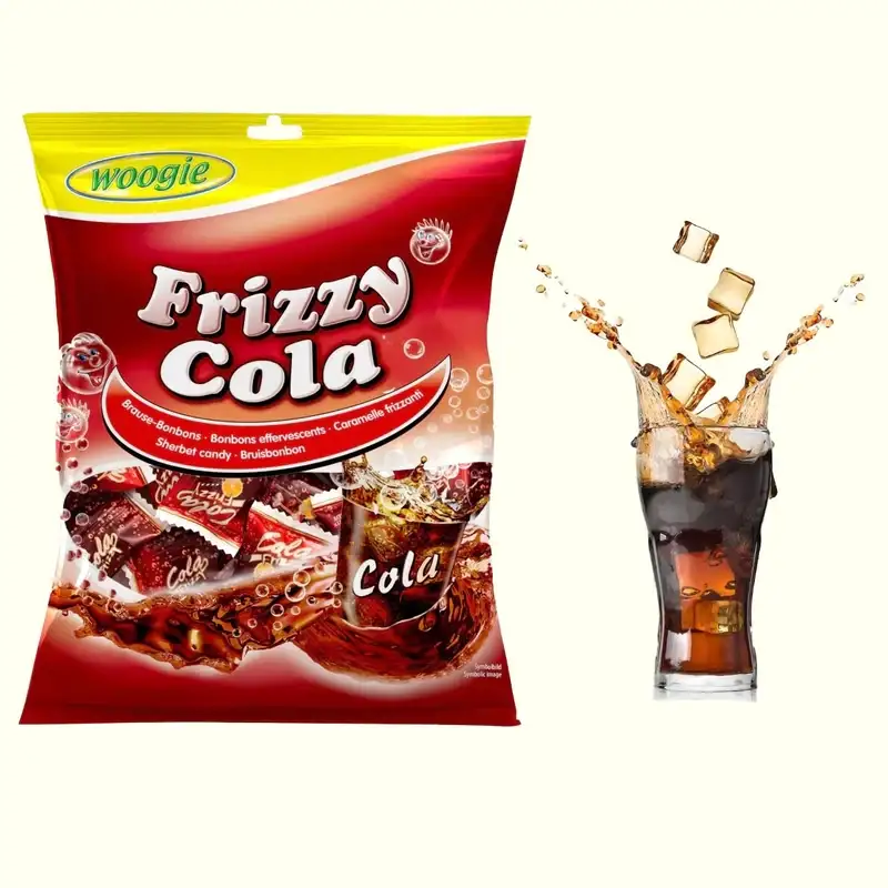 Woogie Frizzy Cola Cukierki Musujące 170 g — 2