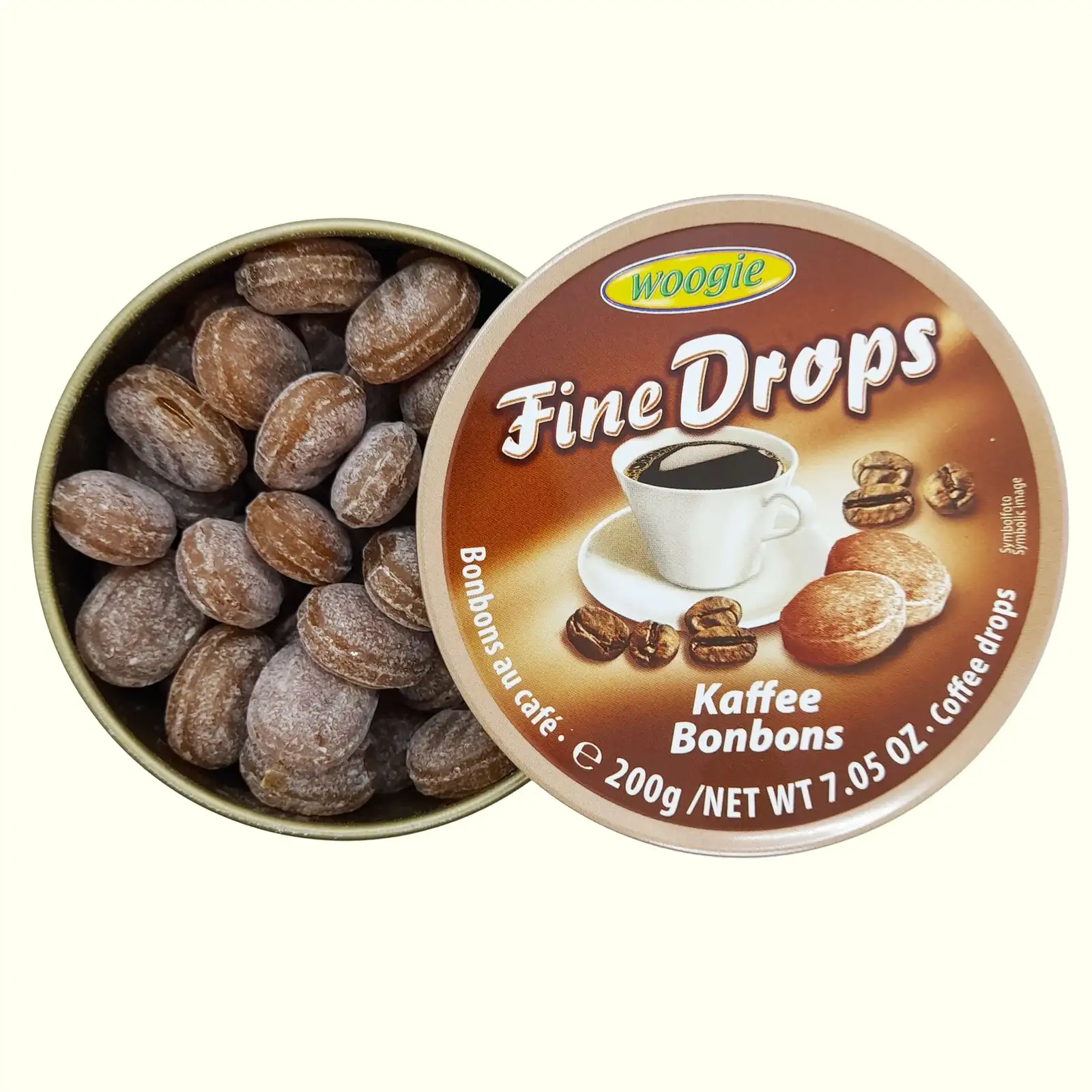 Woogie Landrynki w Puszce Kawowe 200 g — 2