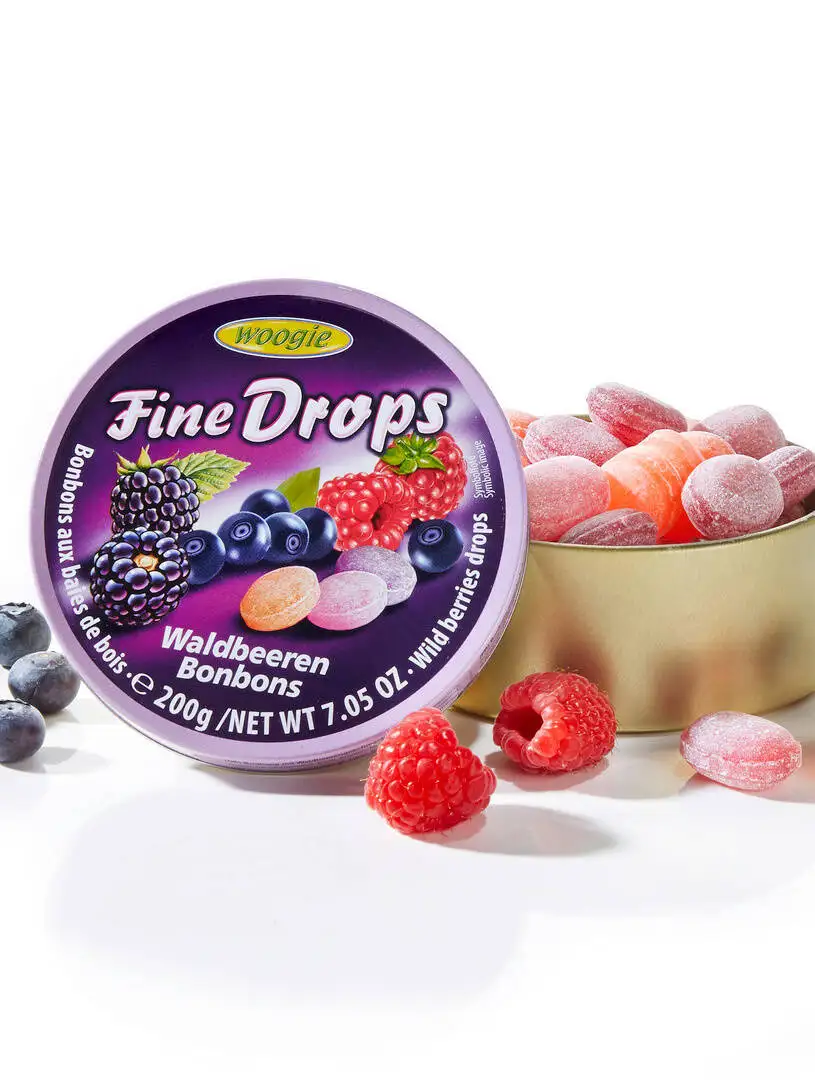 Woogie Landrynki w Puszce Leśne Owoce 200 g — 2