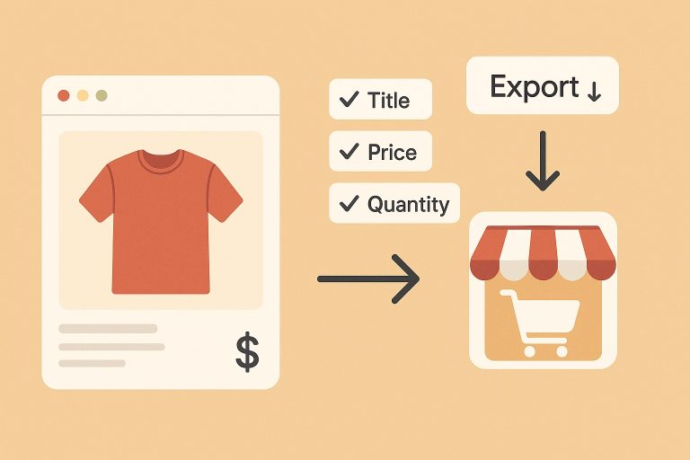 eksport produktów Sprzedawca Selleetools