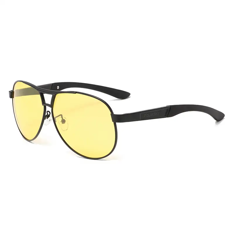 Okulary Nightvision POLARSKY premium AVIATOR do jazdy nocą — 3