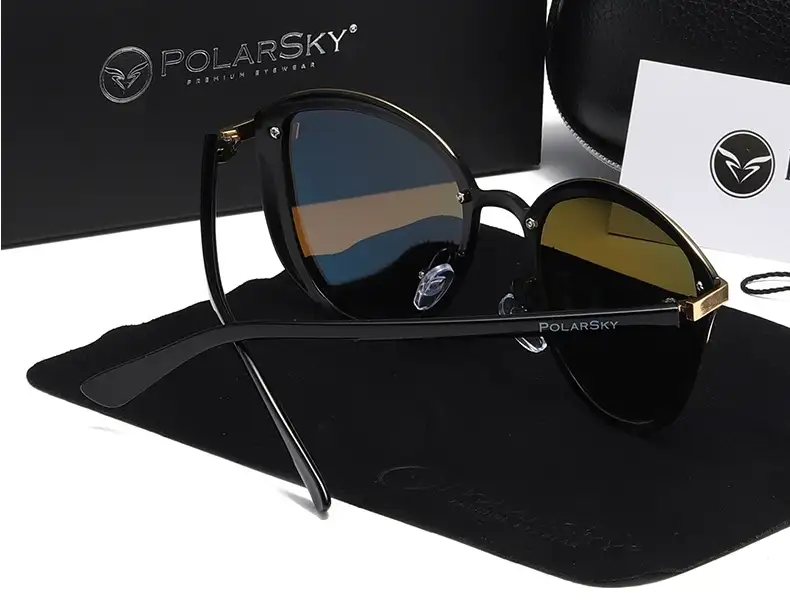 Okulary przeciwsłoneczne z polaryzacją UV400 damskie muchy PolarSky — 14