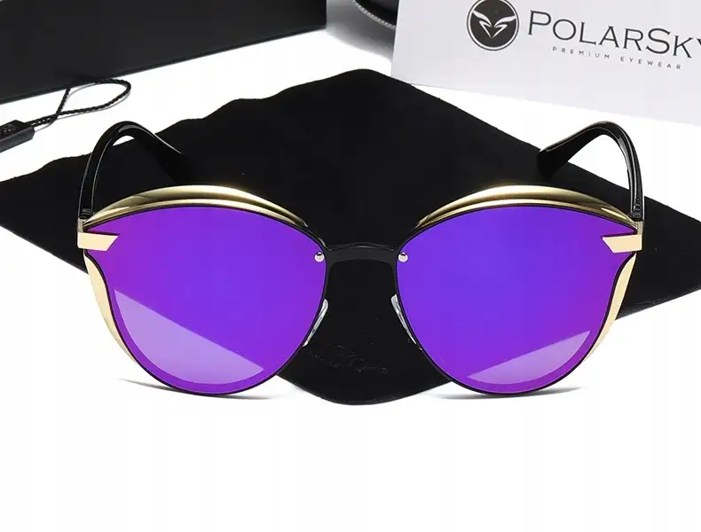 Okulary przeciwsłoneczne z polaryzacją UV400 damskie muchy PolarSky — 13