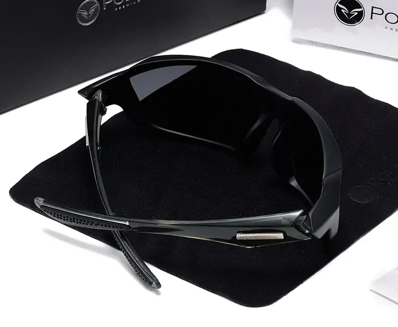 Okulary sportowe PREMIUM POLARIZED rower PolarSky w zestawie — 3