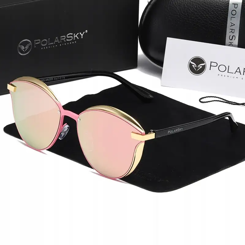Okulary przeciwsłoneczne z polaryzacją UV400 damskie muchy PolarSky — 12