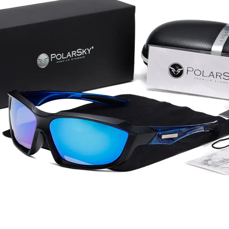 Okulary sportowe PREMIUM POLARIZED rower PolarSky w zestawie