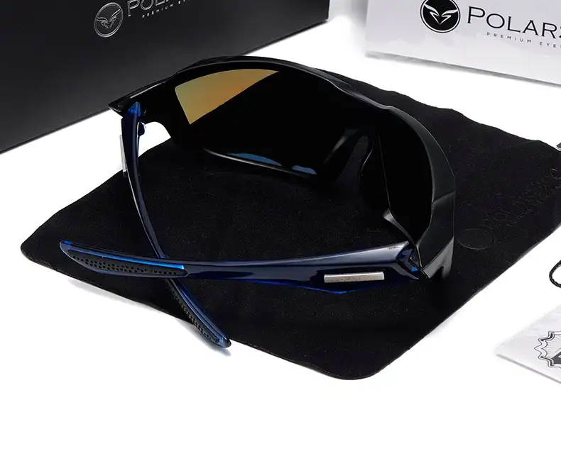 Okulary sportowe PREMIUM POLARIZED rower PolarSky w zestawie — 3
