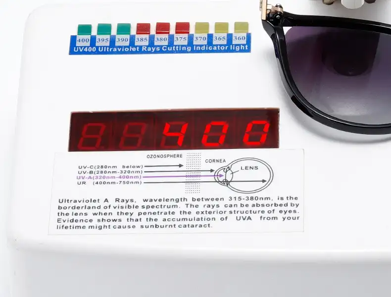 Okulary przeciwsłoneczne kocie z kryształkami PolarSky (245) — 8
