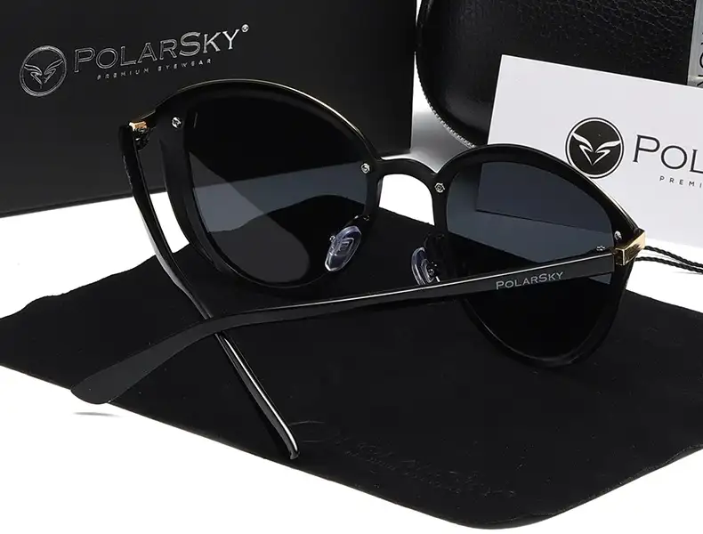 Okulary POLARSKY z polaryzacją UV400 damskie muchy — 3